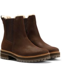 TOMS - Bennet Nubuck Chocolate Boots - Lyst