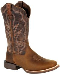 Durango - Rebel Pro Leather Distressed Cognac Boots - Lyst