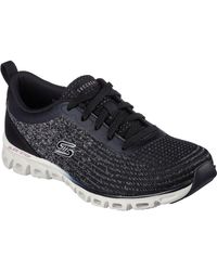 Skechers - Glide-Step Head Start 104325-Bkw Lace Up Shoes - Lyst