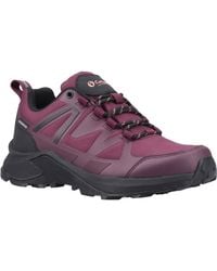 Cotswold - Horton Low Textile Burgundy Hiking Shoes - Lyst