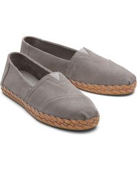 TOMS - Alpargata Leather Wrap Leather Espadrilles - Lyst