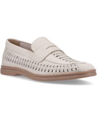 Hush Puppies - Bowie Leather Taupe Slim Fit Loafers - Lyst