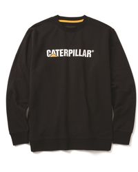 Caterpillar - Midweight Crewneck Cotton Sweatshirt - Lyst