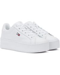Tommy Hilfiger - Tommy Jeans Flatform Essential Trainers - Lyst