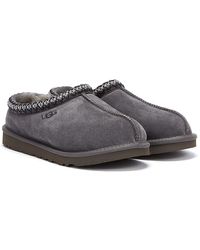 UGG Tasman Dark Slippers - Grey