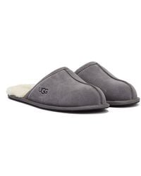 UGG Scuff Dark Slippers - Grey