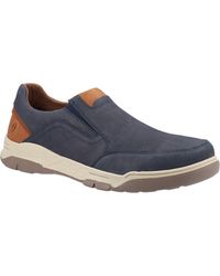 Hush Puppies - Fletcher Leather /Tan Loafers - Lyst