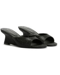 French Connection - Tina Rhinestone Wedge Sandals - Lyst