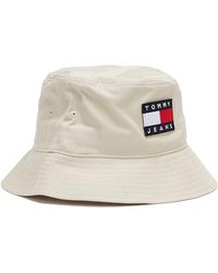 Tommy Hilfiger Tommy Jeans Heritage Smooth Stone Bucket Hat - Grey