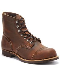 Red Wing Iron Ranger Mens Copper Boots - Brown