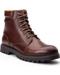 Base London - Nickel Leather Ankle Boots - Lyst
