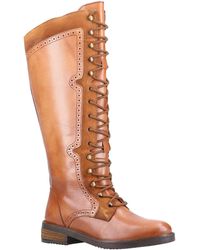 Hush Puppies - Rudy Leather And Suede Women's Boots - Lyst