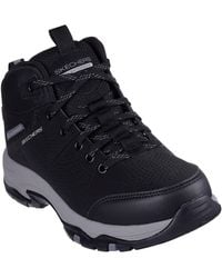 Skechers - Trego Trail Destination Synthetic /Charcoal Hiking Boots - Lyst