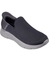 Skechers - Go Walk Flex No Hands 216491-Dkgy Dark Slip On Shoes - Lyst