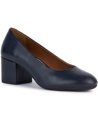 Geox - D Eleana A Tacchi Blu Scuro Da Donna - Lyst