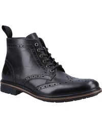 Hush Puppies - Joshua Leather Boots - Lyst