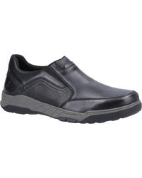 Hush Puppies - Fletcher Leather Loafers - Lyst