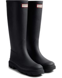 HUNTER - Downpour Tall Rubber Wellington Boots - Lyst
