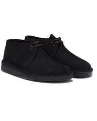 clarks black boots sale