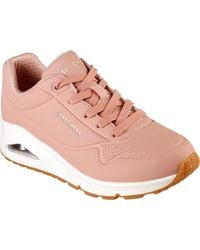 Skechers - Uno Stand On Air 73690-Blsh Blush Lace Up Shoes - Lyst