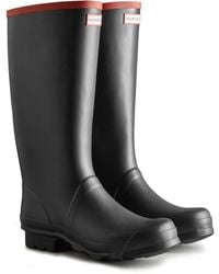 HUNTER - Argyll Full Knee Wellington - Lyst