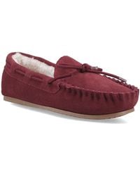 Hush Puppies - Allie Suede Bordeaux Slippers - Lyst