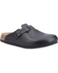 Birkenstock - Boston Super Grip Leather 0's Regular Clogs - Lyst