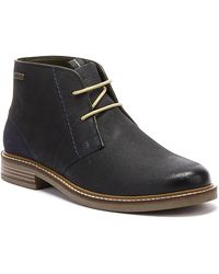 Barbour Readhead Mens Navy Boots - Blue