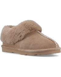 BEARPAW - Bella Suede Birch Slippers - Lyst