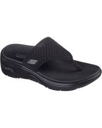 Skechers - Go Walk Arch Fit 2.0 Sandal Flat Sandals - Lyst