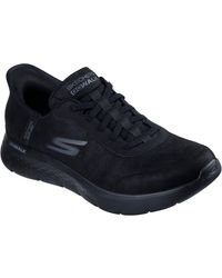 Skechers - Go Walk Flex Smooth Motion Textile Trainers - Lyst