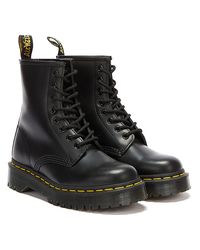 black ankle boots doc martens