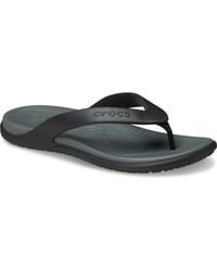 Crocs™ - Coast Polyurethane /Slate Flip Flops Pu - Lyst