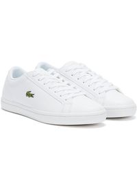 white lacoste sneakers for ladies
