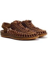 Keen - Uneek Dark Sandals - Lyst