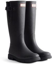 HUNTER - Downpour Adjustable Boot Rubber Wellington Boots - Lyst