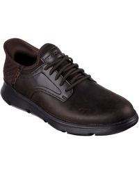 Skechers - Garza Gervin Zapatos De Cuero Para Hombre En Con Cordones - Lyst