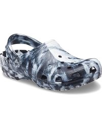 Crocs™ - Marble Thermoplastische /Schwarze Clogs - Lyst