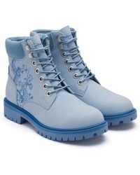 Ed Hardy - Dancing Dragon Nubuck Boots - Lyst