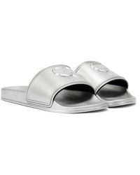 Karl Lagerfeld - Kondo 2.0 Karl Nft Sandalias Plateadas Para Mujer - Lyst