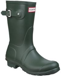 HUNTER - Matt Original Short Wellington Boots - Lyst