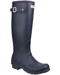 HUNTER - Matt Original Tall Wellington Boots - Lyst