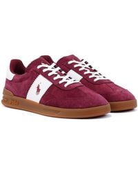 Ralph Lauren - Heritage Area Wildleder sneaker - Lyst