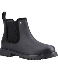 HUNTER - Canna Dealer Boot Leather Flat Chelsea Boots - Lyst