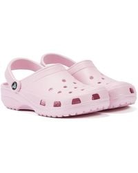 Crocs™ - Classic Ballerina Pink Clogs - Lyst
