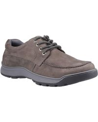Hush Puppies - Tucker Lace Leather Nubuck Lace-Up Shoes - Lyst