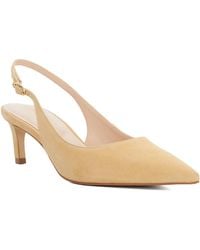 Dune - Celinna Leather Sand Heels - Lyst