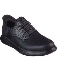 Skechers - Garza Gervin 205046-Bbk Lace Up Shoe - Lyst
