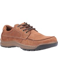 Hush Puppies - Tucker Leather Nubuck Lace-Up Shoes - Lyst