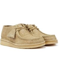Clarks - Desert Nomad Maple Hairy Suede Men's Boots - Lyst